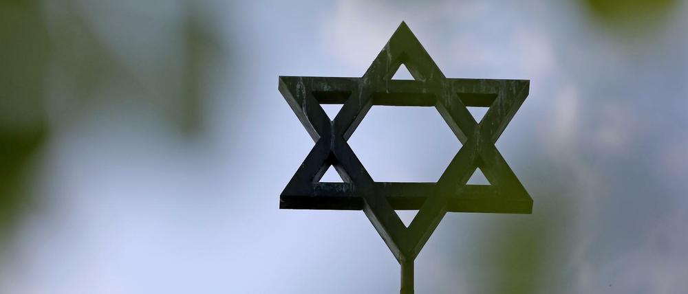 Der Stern der Synagoge der Jüdischen Gemeinde in Halle (Sachsen-Anhalt) 