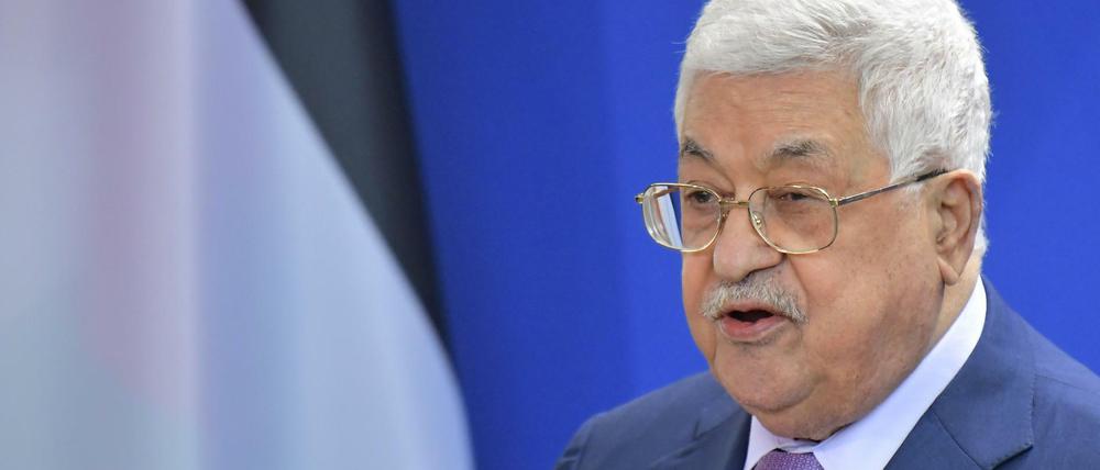 Mahmud Abbas (am Donnerstag im Kanzleramt) regiert im Westjordanland seit vielen Jahren, per Dekret, nicht durch Wahlen legitimiert.