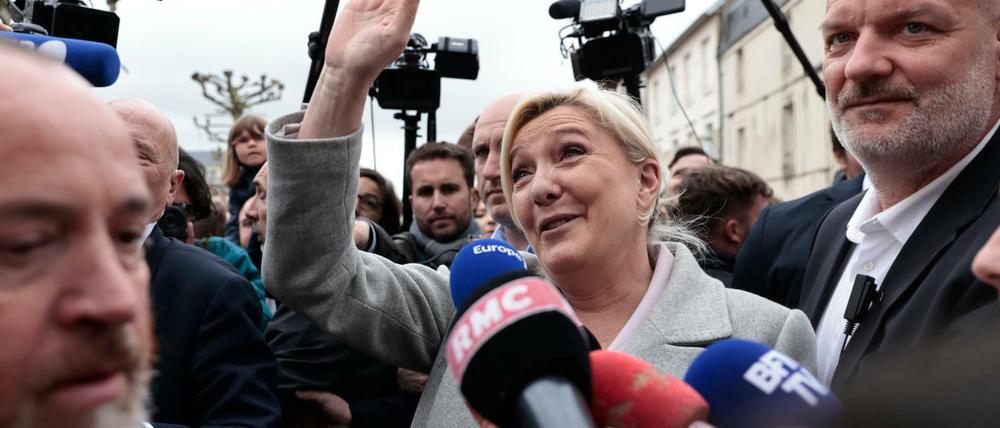 Marine Le Pen im Wahlkampf.