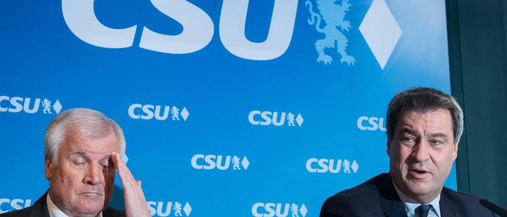 So weit unten wie noch nie. Laut neuester Umfrage kommt die CSU bei der Landtagswahl in Bayern nur noch auf 35 Prozent. 