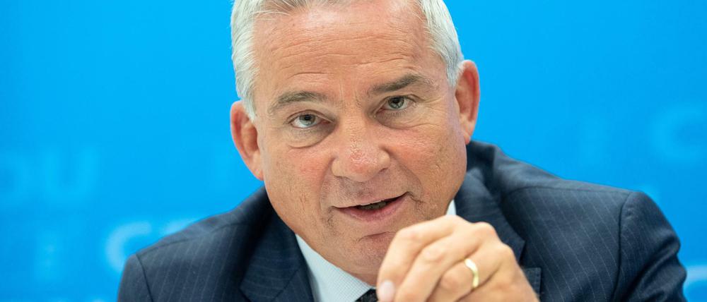 Thomas Strobl, Landesvorsitzender der CDU Baden-Württemberg und Innenminister des Bundeslandes, spricht sich für Pkw-Maut aus.