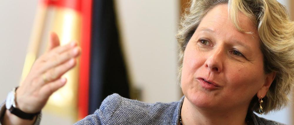 Svenja Schulze (49) ist seit dem 14. März 2018 Bundesministerin für Umwelt, Naturschutz und nukleare Sicherheit.