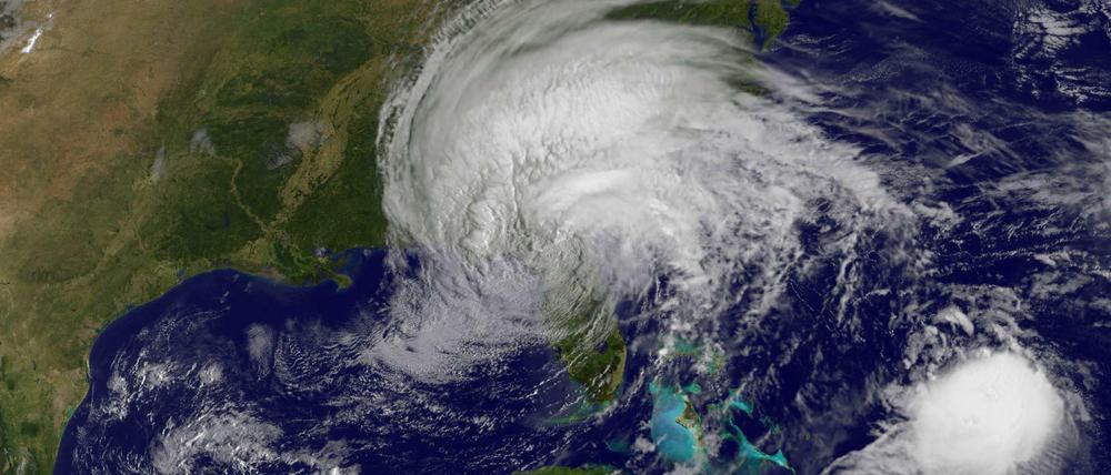 "Irma" über Florida, Satellitenfoto vom Montag.