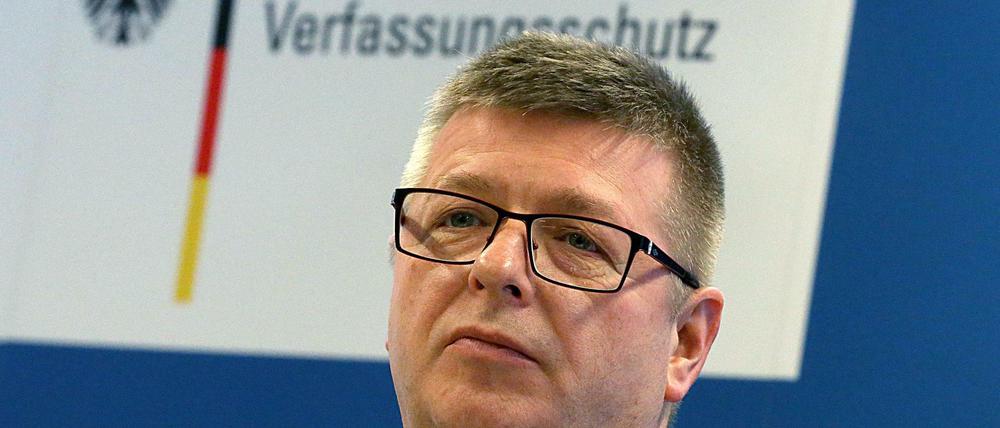 Thomas Haldenwang, Präsident des Bundesamtes für Verfassungsschutz, will zu internen Vorgängen "grundsätzlich" nichts sagen.