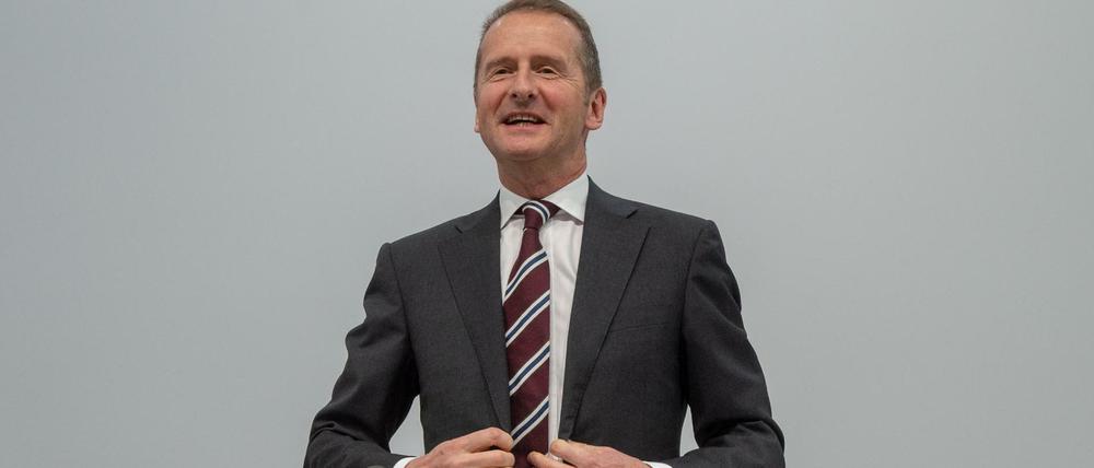 Herbert Diess, Vorstandsvorsitzender der Volkswagen AG.