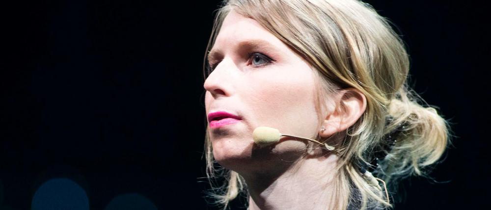 Chelsea Manning auf einer Konferenz in Montreal, Kanada.