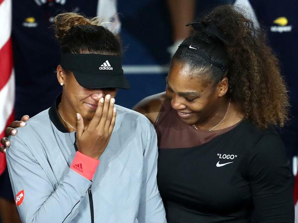 Faire Sportsfrau. Nach dem Spiel zeigte Serena Williams ihr wahres Gesicht.