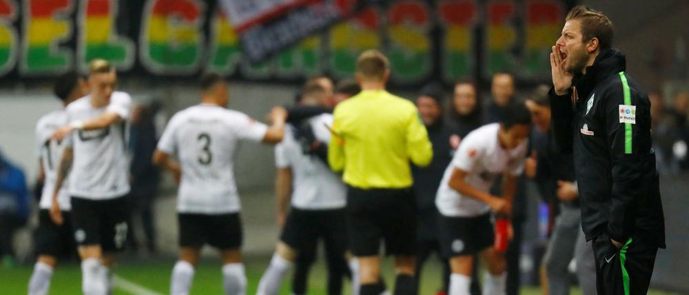 Kein Pünktchen zum Einstand: Werders Interims-Coach Florian Kohfeldt.