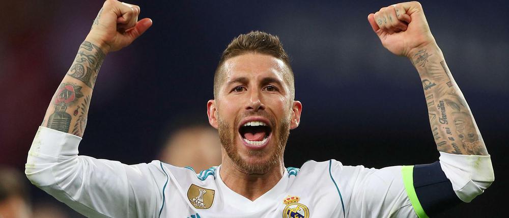 Sieger - und Geächteter: Sergio Ramos, umstrittener Verteidiger von Real Madrid.