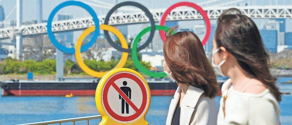 Stopp. Den Olympischen Spielen in Tokio dürfen in diesem Sommer keine ausländischen Sportfans beiwohnen.
