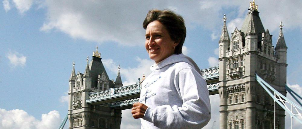 Irina Mikitenko lief immer gerne in london - wenn auch eher zum Marathon als ins Büro.