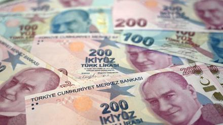 Geldscheine der türkischen Lira